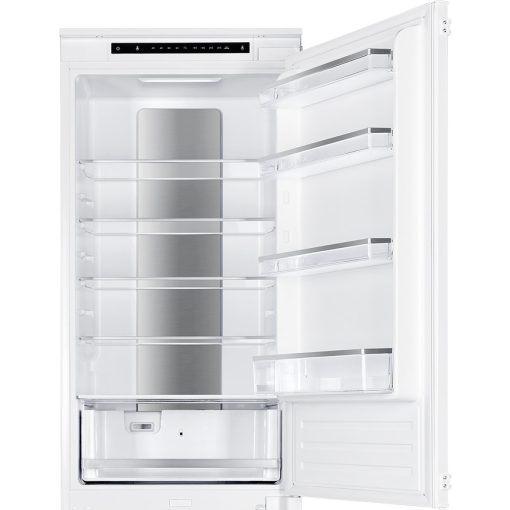 Kluge beépíthető kombi hűtőszekrény alul fagyasztóval, NoFrost, 206L/64L
