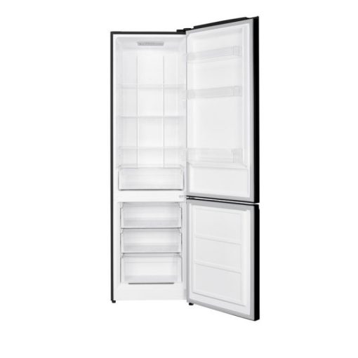 Kluge szabadonálló DarkInox kétajtós kombi hűtőszekrény, TotalNoFrost, 243L/83L