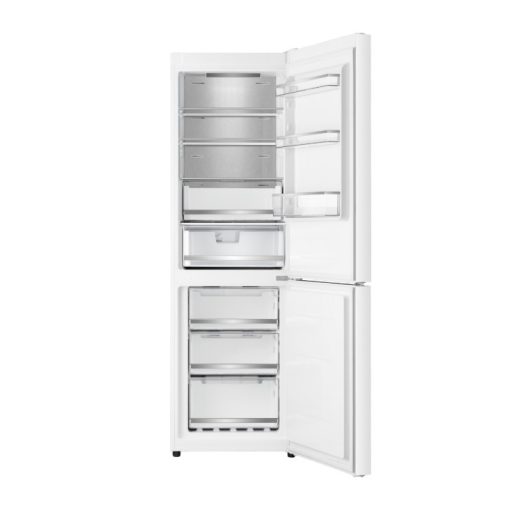 Kluge szabadonálló fehér kétajtós kombi hűtőszekrény, NoFrost, 214L/100L