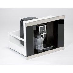 Coffee Case kávéfőző fiók, inox, 240x340