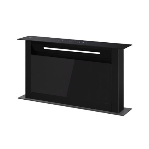 Kluge pultból kiemelkedő fekete páraelszívó, 60cm
