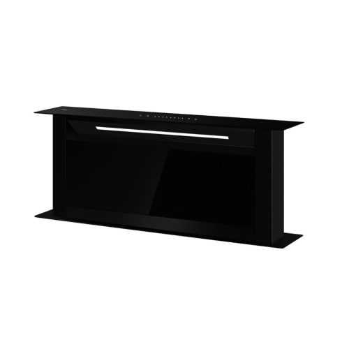 Kluge pultból kiemelkedő fekete páraelszívó, 90cm