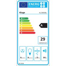 Kluge sziget henger fekete páraelszívó, 38cm