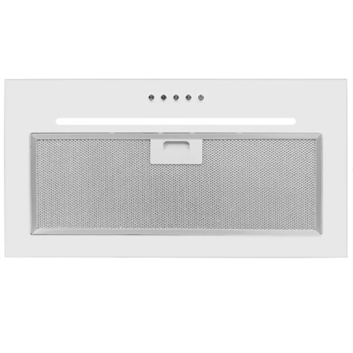 Kluge beépíthető páraelszívó, 60cm, fehér üvegpanel
