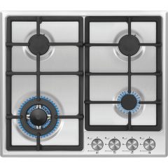 Kluge beépíthető gáz főzőlap, 60 cm, inox, WOK égő