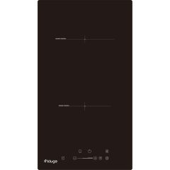   Kluge beépíthető indukciós domino főzőlap, 30cm, fekete ü.