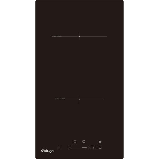 Kluge beépíthető indukciós domino főzőlap, 30cm, fekete ü.