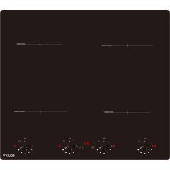  Kluge beépíthető indukciós főzőlap, 60cm, fekete ü., forgógombos
