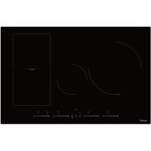 Kluge beépíthető indukciós főzőlap, 80cm, fekete ü.