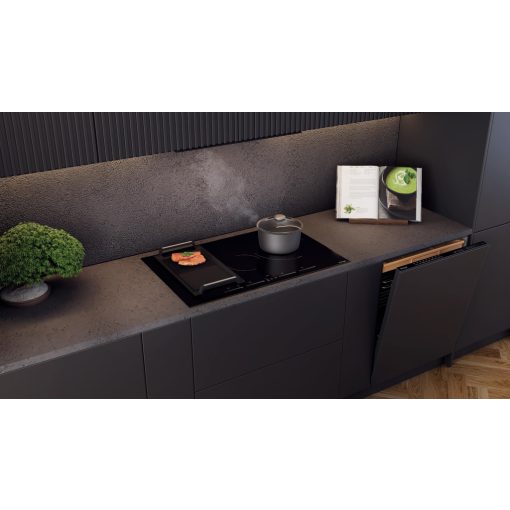 Kluge beépíthető indukciós főzőlap, 80cm, fekete ü.