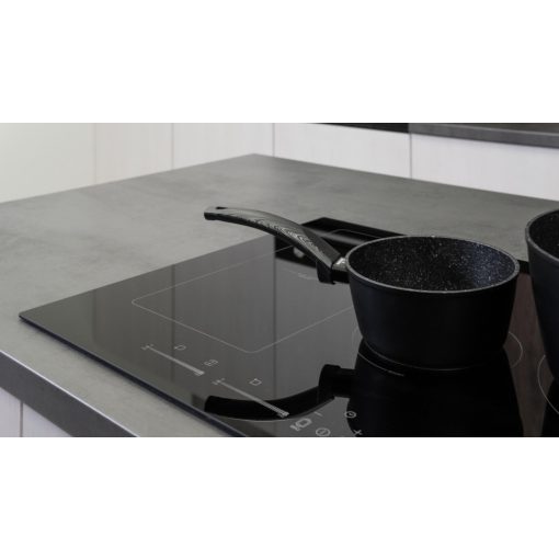 Kluge beépíthető indukciós főzőlap, 80cm, fekete ü.