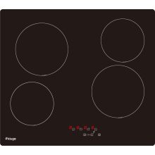 Kluge beépíthető kerámia főzőlap, 60cm, fekete üveg