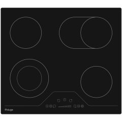   Kluge beépíthető kerámia főzőlap, 60cm, fekete ü., bővíthető zónák