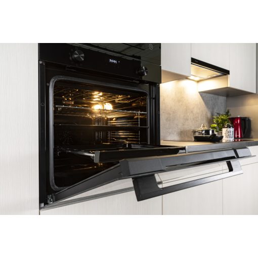 Kluge beépíthető multifonkciós fekete sütő, AIRFRY