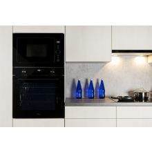 Kluge beépíthető multifonkciós fekete sütő, AIRFRY