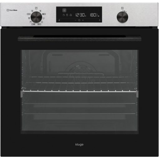 Kluge beépíthető multifunicós inox/fekete sütő, 78L