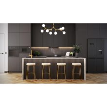 Kluge beépíthető multifonkciós fekete sütő, 75L