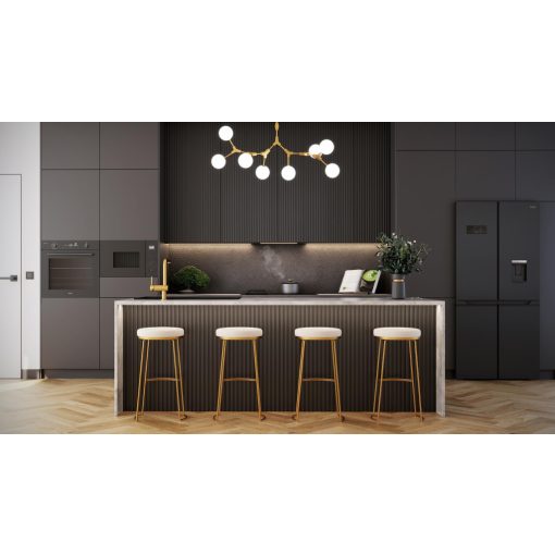 Kluge beépíthető multifonkciós fekete sütő, 75L