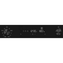 Kluge beépíthető multifonkciós fekete sütő, 75L