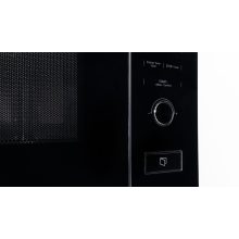 Kluge beépíthető mikrohullámú sütő grillel, 20L, fekete üveg