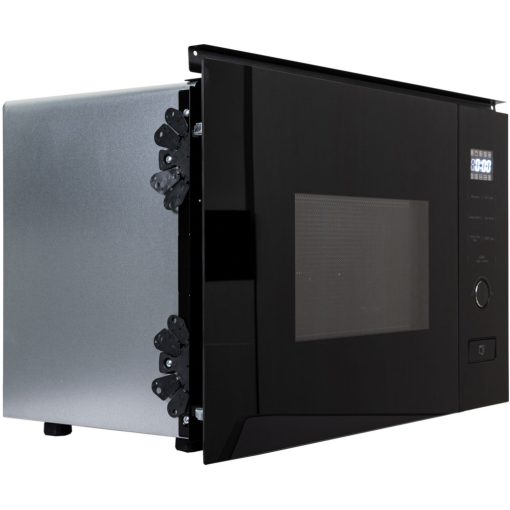 Kluge beépíthető mikrohullámú sütő grillel, 20L, fekete üveg