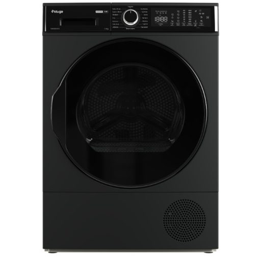 Kluge előltöltős mosógép, 60cm, SteamAssist 9Kg, fekete
