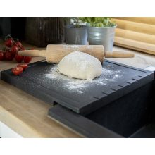 Laveo HALVO univerzális csepptálca, szemcsés fekete