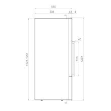 Pando PVMA 124-70 PAR Borhűtő - beépíthető, jobbos