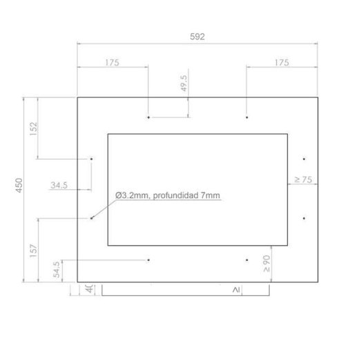 Pando PVMA 45-18 PAR Borhűtő - beépíthető, jobbos