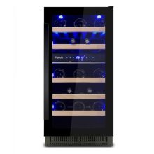 Pando PVMBP HD-40-28CRL borhűtő - pult alá építhető, fekete, balos