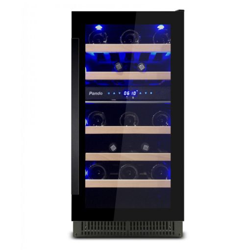 Pando PVMBP HD-40-28CRL borhűtő - pult alá építhető, fekete, balos
