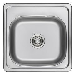 LAVEO STANDARD egymedencés inox mosogató szifonnal