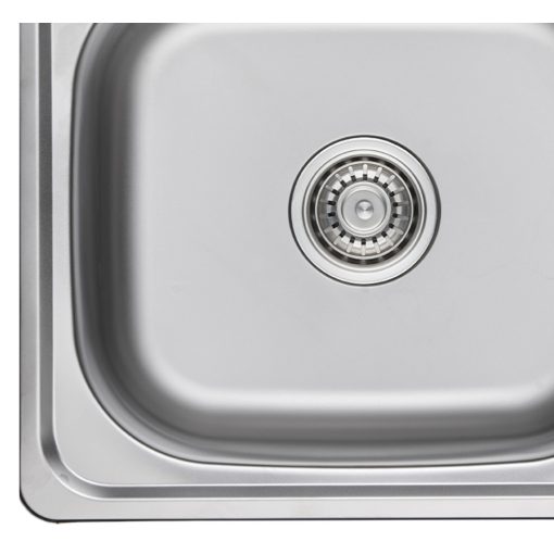 LAVEO STANDARD egymedencés inox mosogató szifonnal