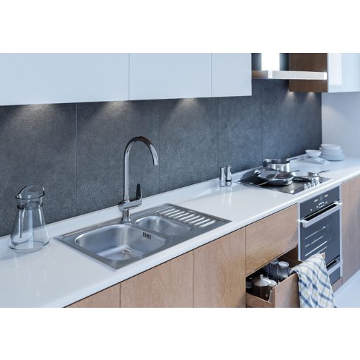 LAVEO JUNAK 1,5M mosogató, inox