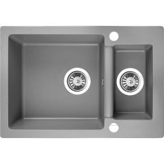 Laveo CELIA 1,5 medencés szürke mosogató (SBC_530T)