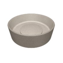 LAVEO PERL kerek gránit mosdó gránit click-clack leeresztővel, bézs