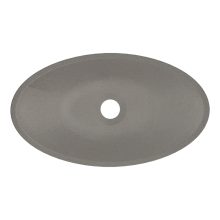 LAVEO VELA pultra szerelhető gránit mosdó túlfolyó nélkül, bézs