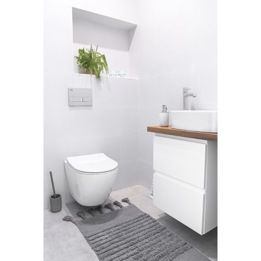 LAVEO DESNA falra szerelhető WC keskeny csillapított ülőkével