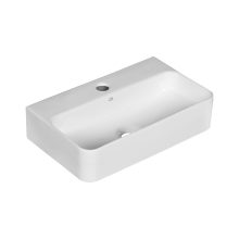 LAVEO KVADRATO kerámia mosdó, fehér, pultra vagy falra szerelhető (szerelvény kittel)