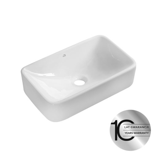LAVEO KVADRATO kerámia mosdó, fehér